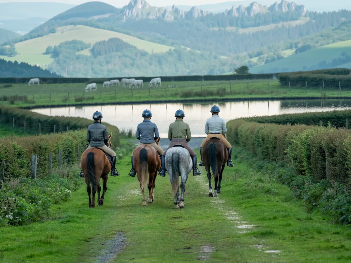 Balade à cheval en Isère, autour de Sonnay