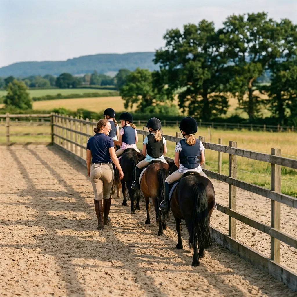 Cours de poney à Sonnay, Isère